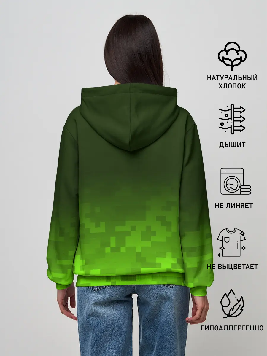 Женское худи / MINECRAFT / МАЙНКРАФТ