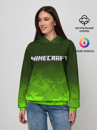Женское худи / MINECRAFT / МАЙНКРАФТ