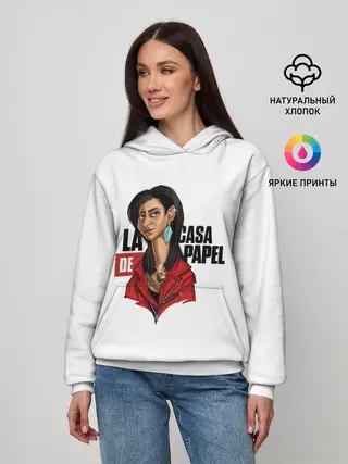 Женское худи / БУМАЖНЫЙ ДОМ