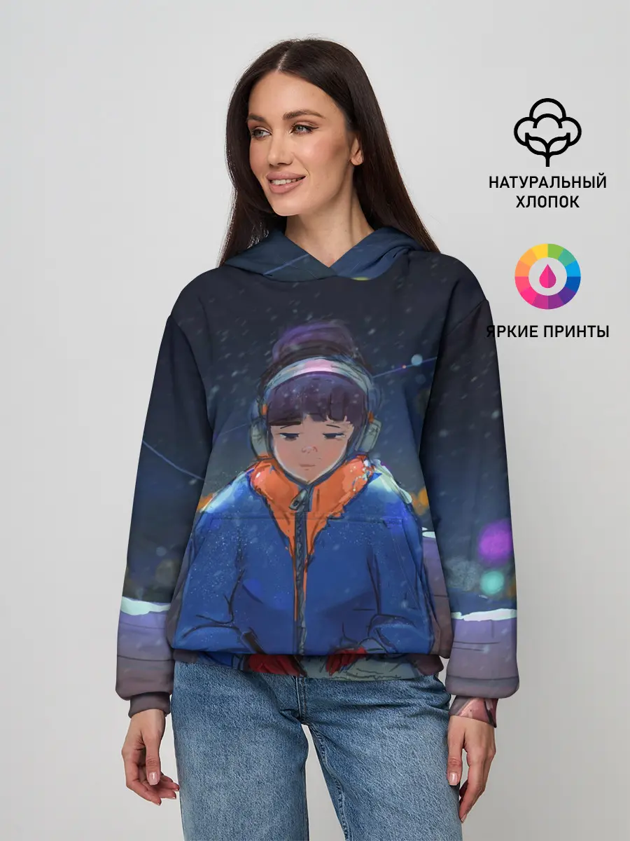 Женское худи / Зима