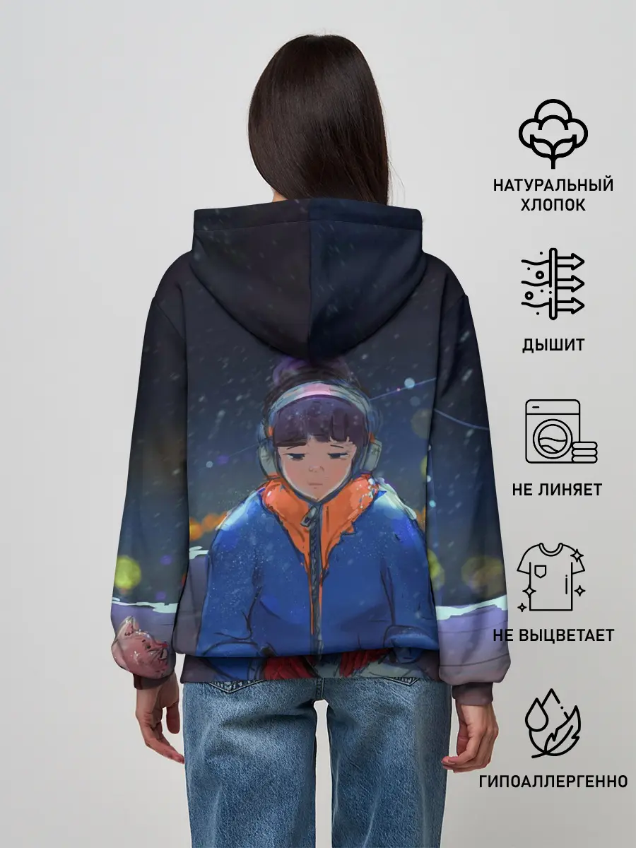 Женское худи / Зима