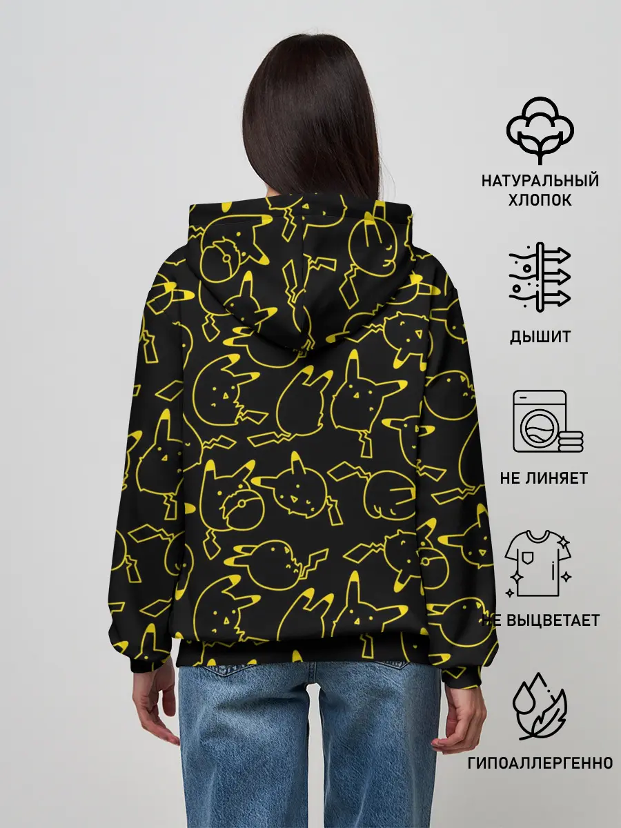 Женское худи / Покемоны