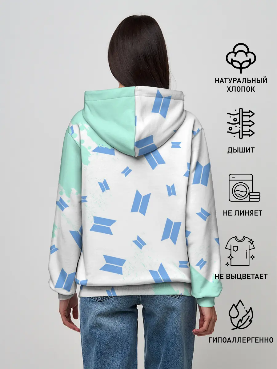 Женское худи / BTS / БТС