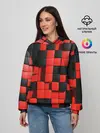 Женское худи / КУБИКИ 3D