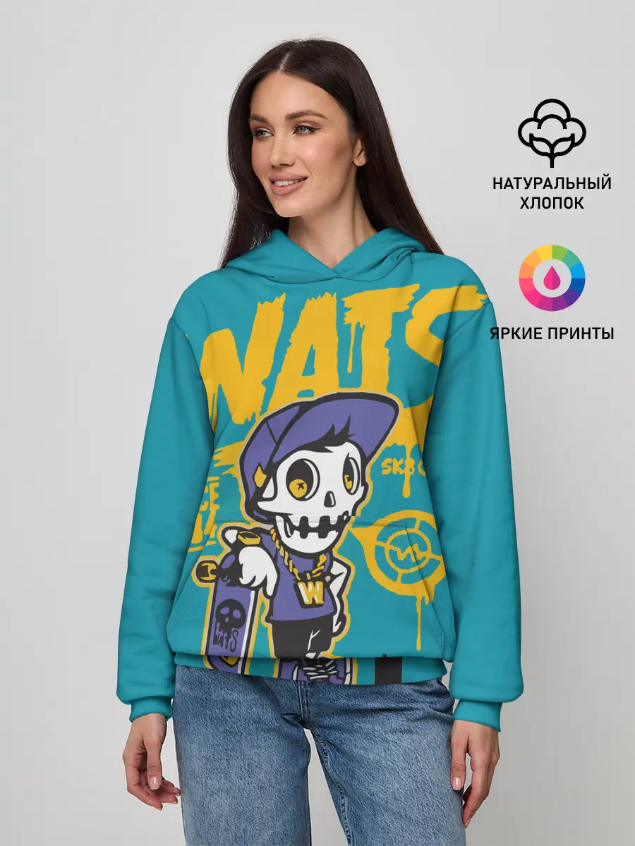 Женское худи / Граффити Wats