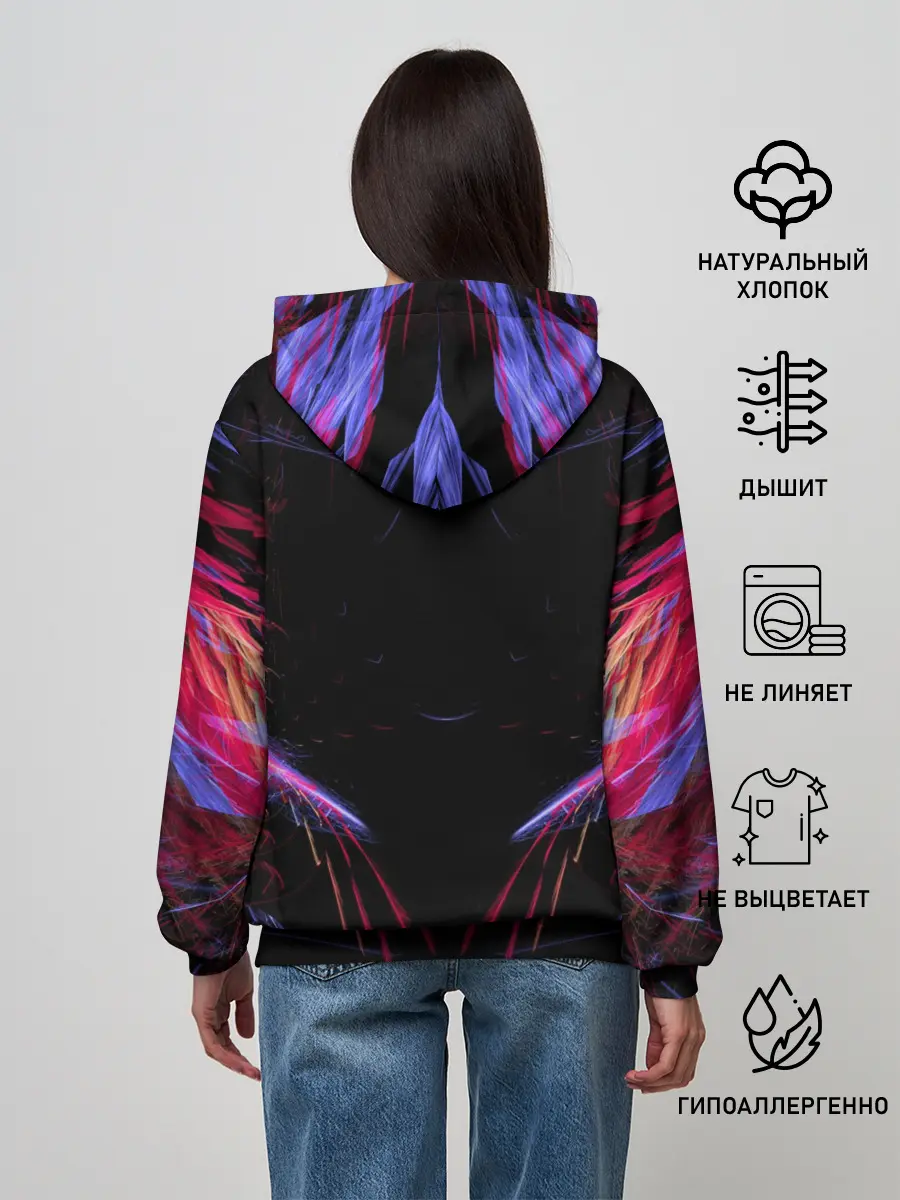 Женское худи / N7 | Neon Style