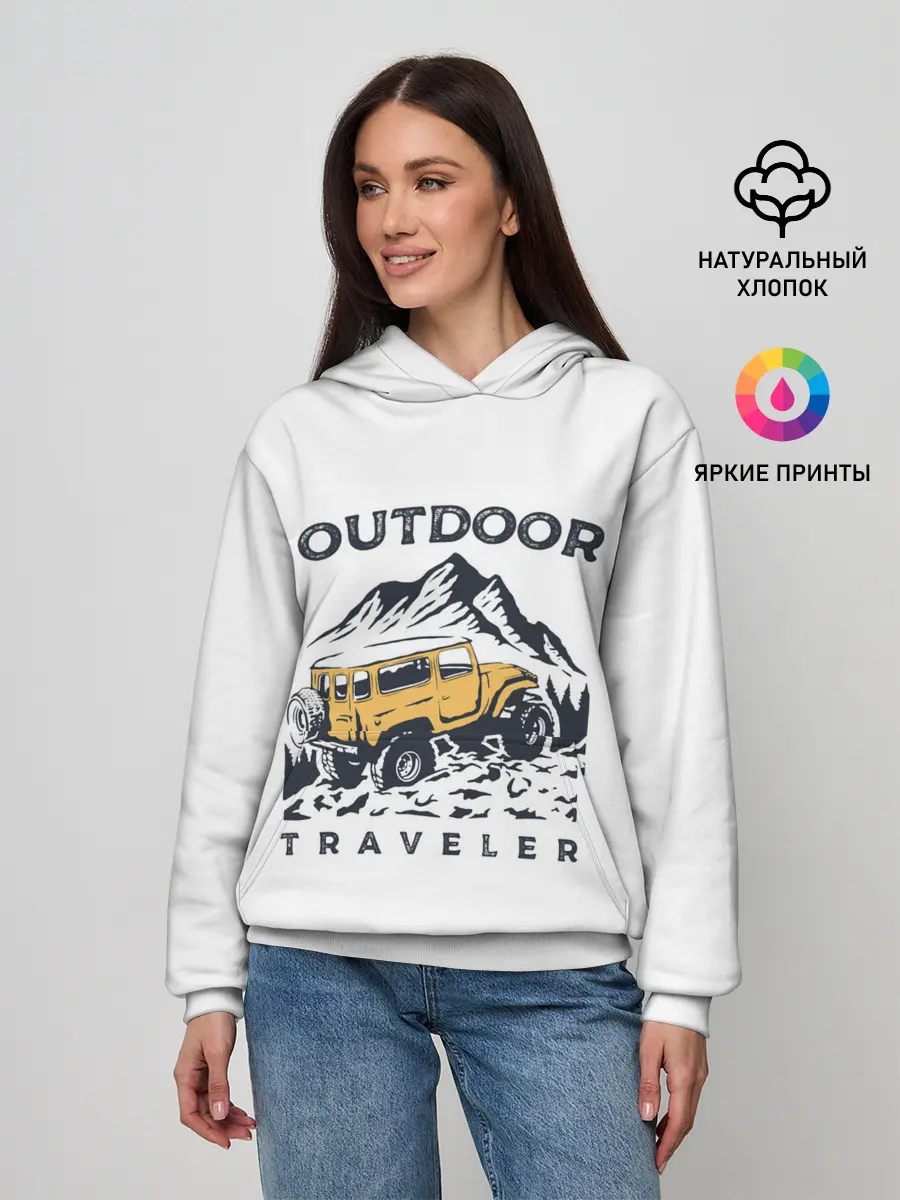 Женское худи / Путешественник | Outdoor