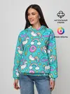 Женское худи / Turquoise unicorn