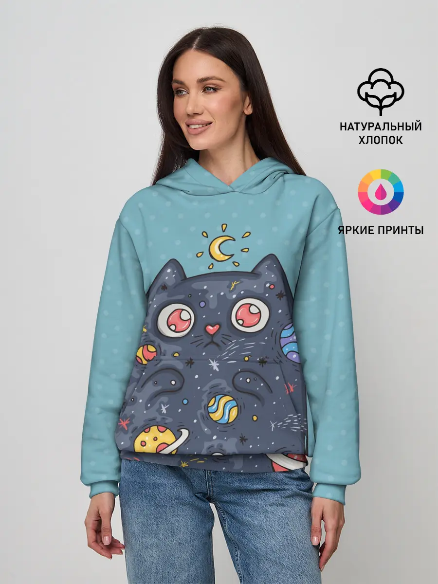 Женское худи / Cat
