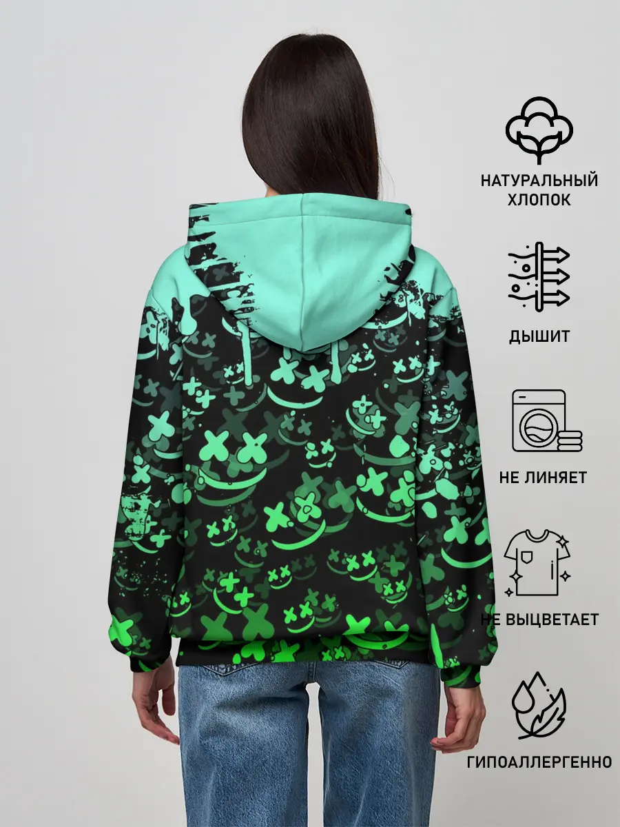 Женское худи / MARSHMELLO