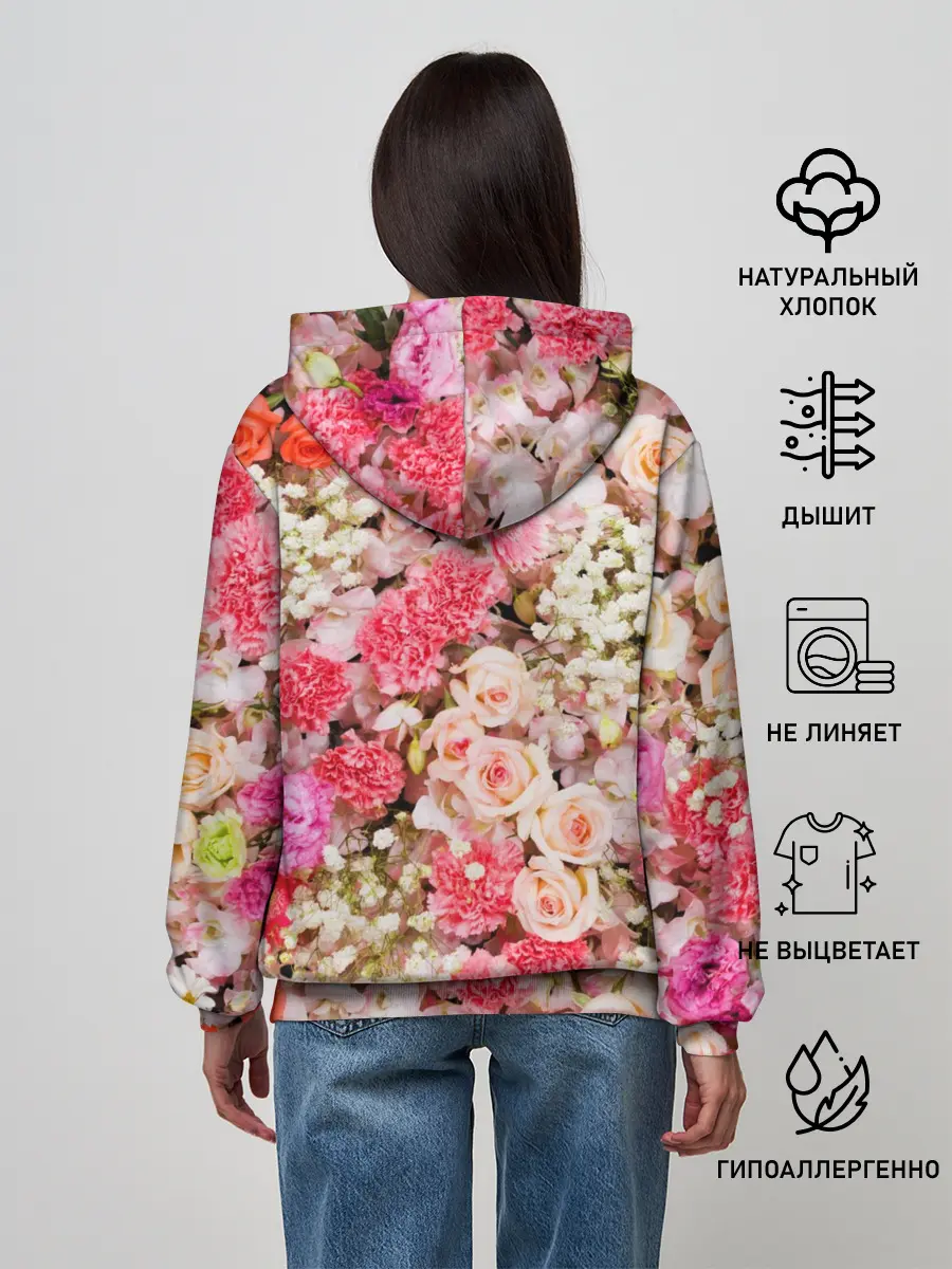 Женское худи / Розы | Roses