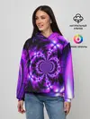 Женское худи / НЕОНОВЫЙ ФРАКТАЛ