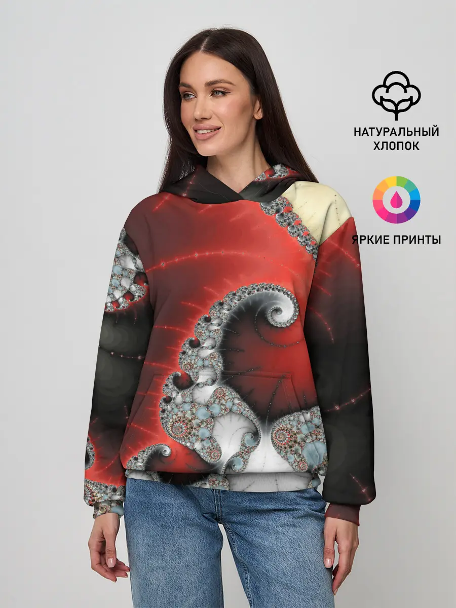 Женское худи / ABSTRACT&FRACTAL