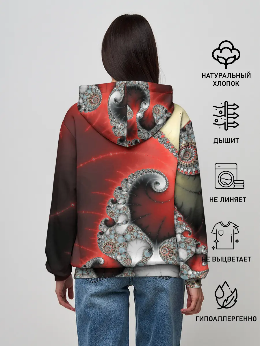 Женское худи / ABSTRACT&FRACTAL