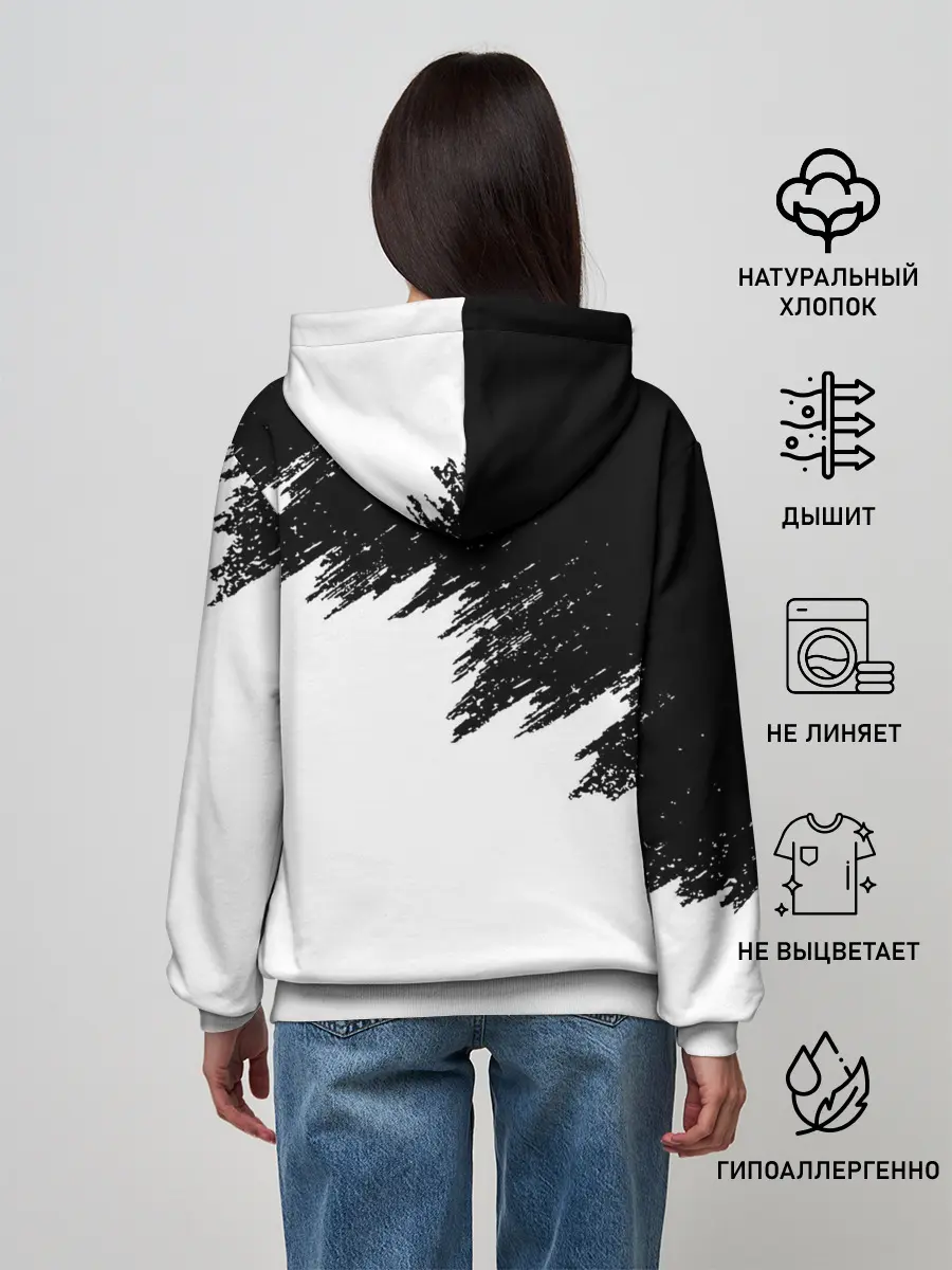 Женское худи / КРАСКА И НИЧЕГО ЛИШНЕГО!