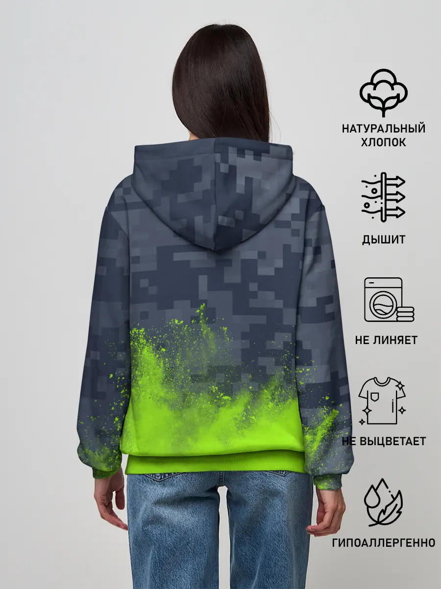 Женское худи / MINECRAFT / МАЙНКРАФТ