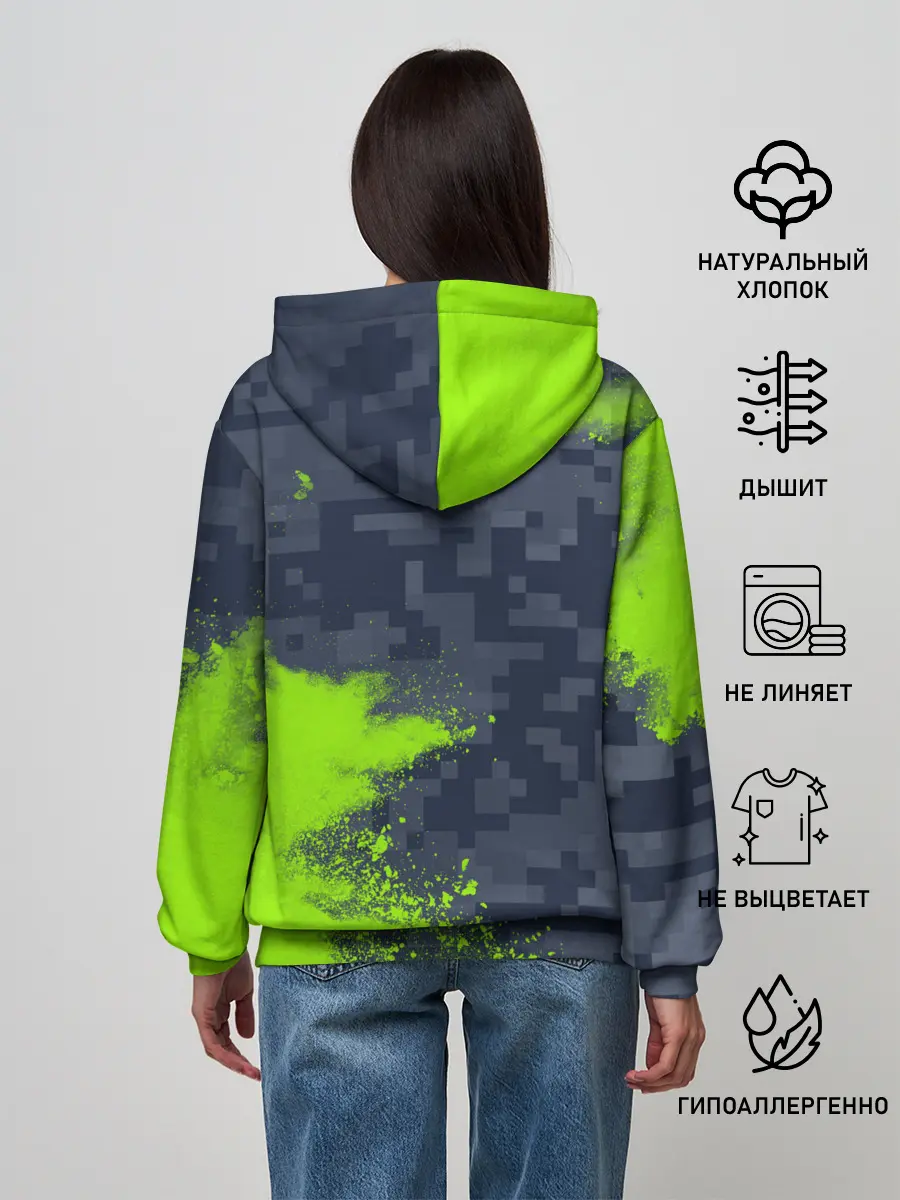 Женское худи / MINECRAFT / МАЙНКРАФТ