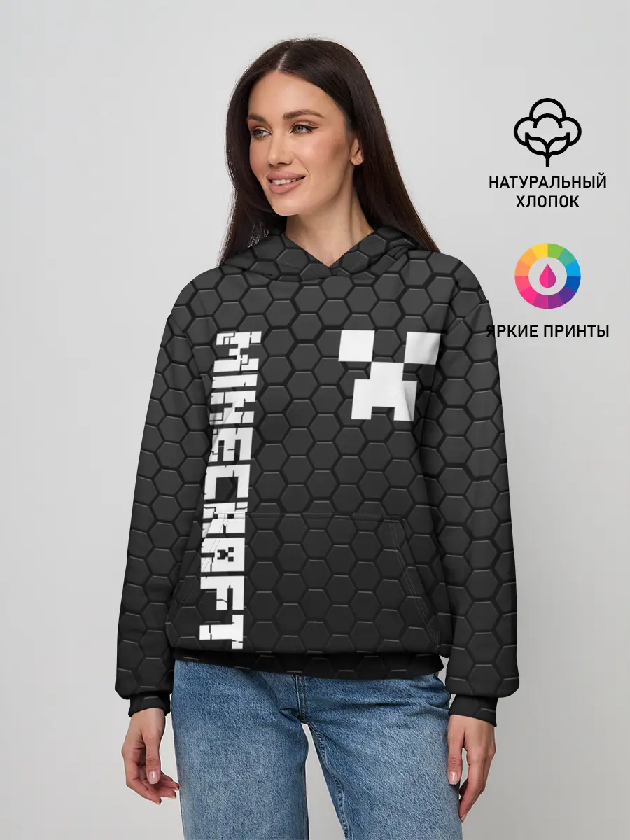 Женское худи / MINECRAFT / МАЙНКРАФТ