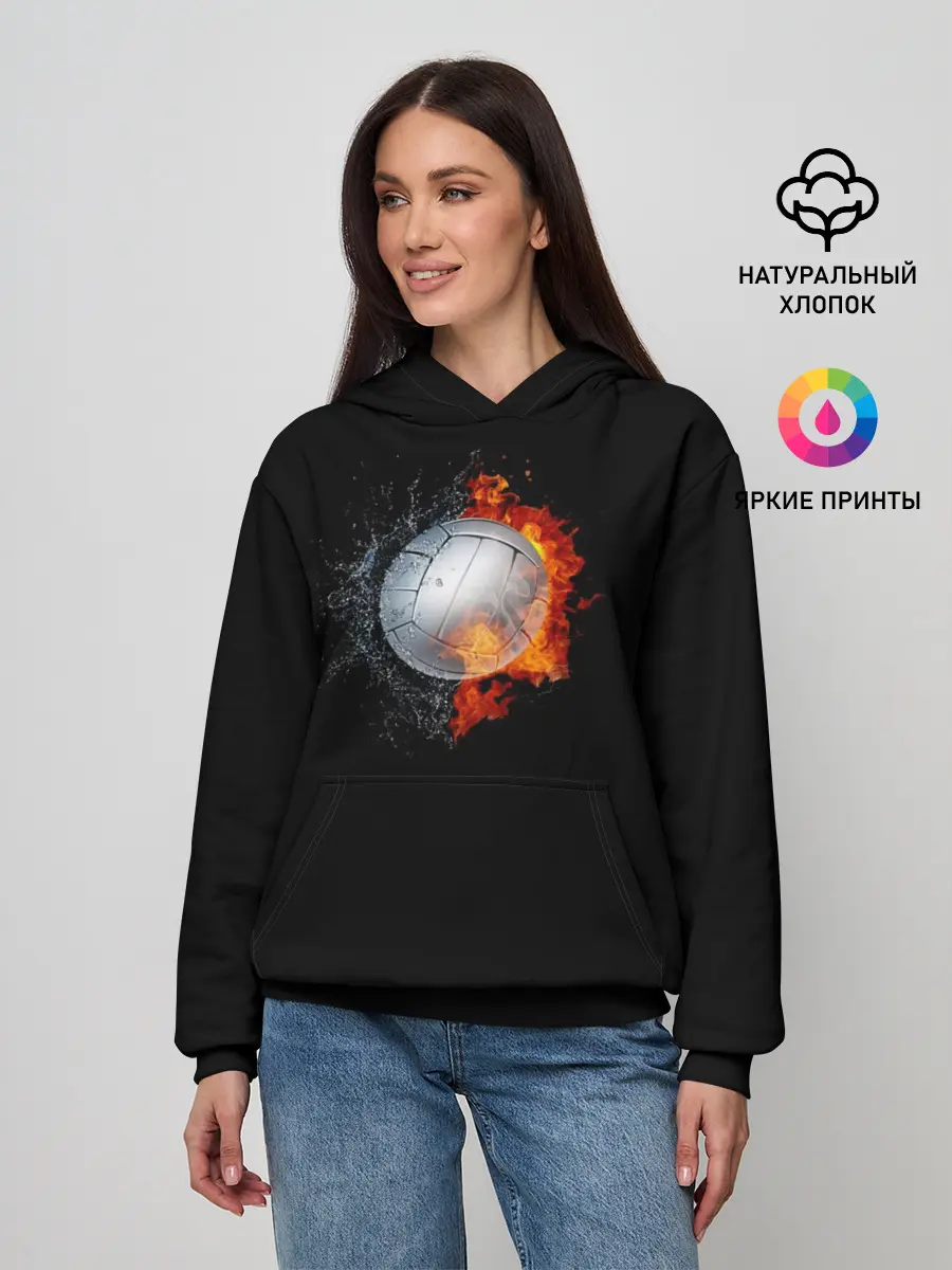 Женское худи / Волейбол | Мяч