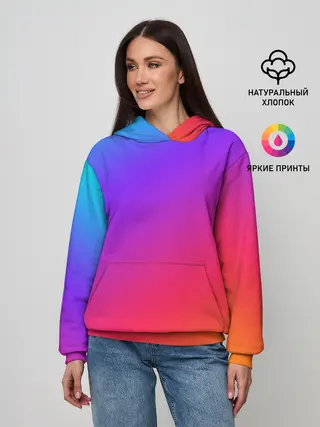 Женское худи / Градиент