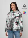 Женское худи / ПАЛЬМЫ | TROPICAL GLITCH
