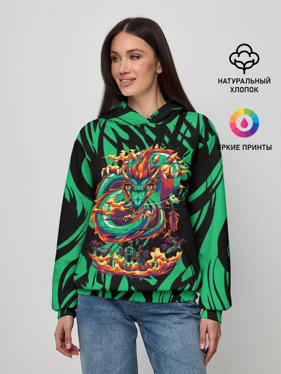 Женское худи / Dragon | Дракон