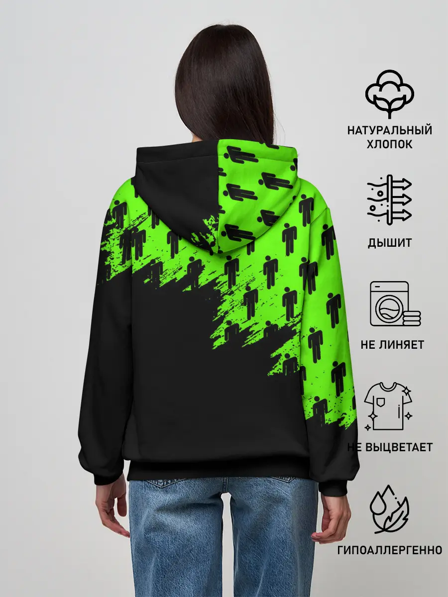 Женское худи / BILLIE EILISH / БИЛЛИ АЙЛИШ