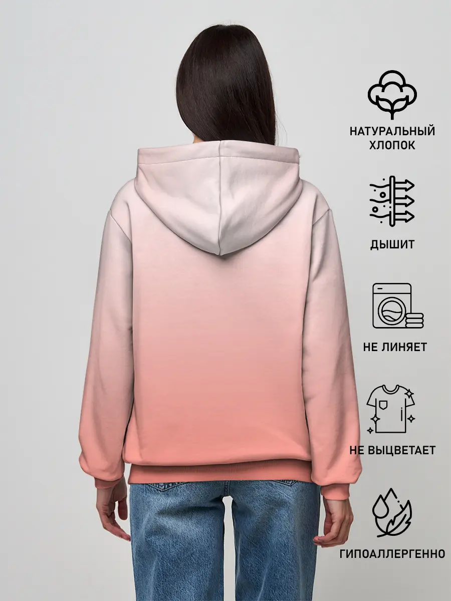 Женское худи / Собака корги сердечко милота