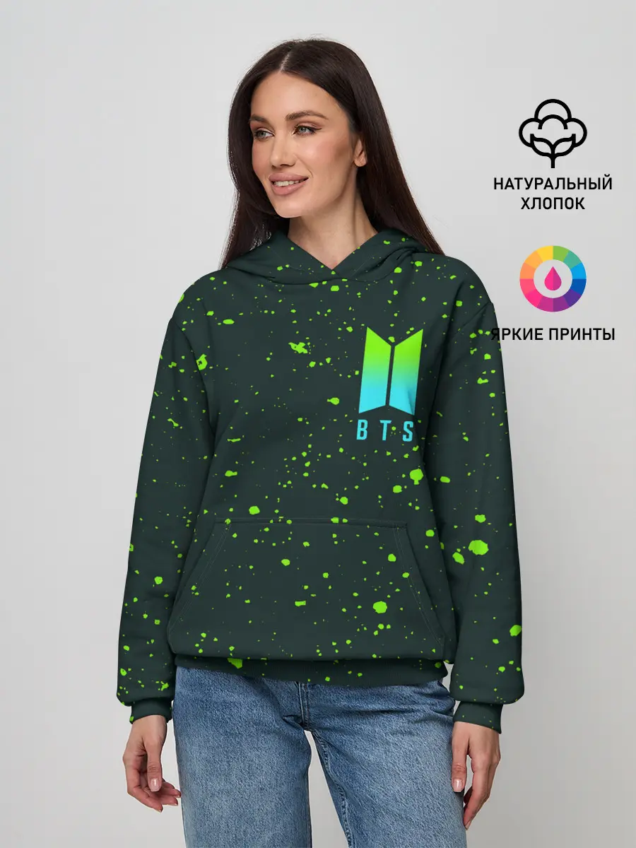 Женское худи / BTS / БТС