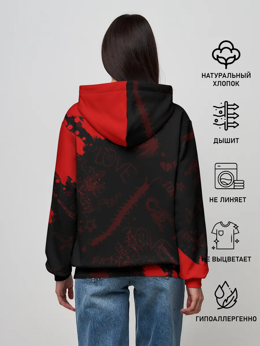 Женское худи / LIL PEEP / ЛИЛ ПИП