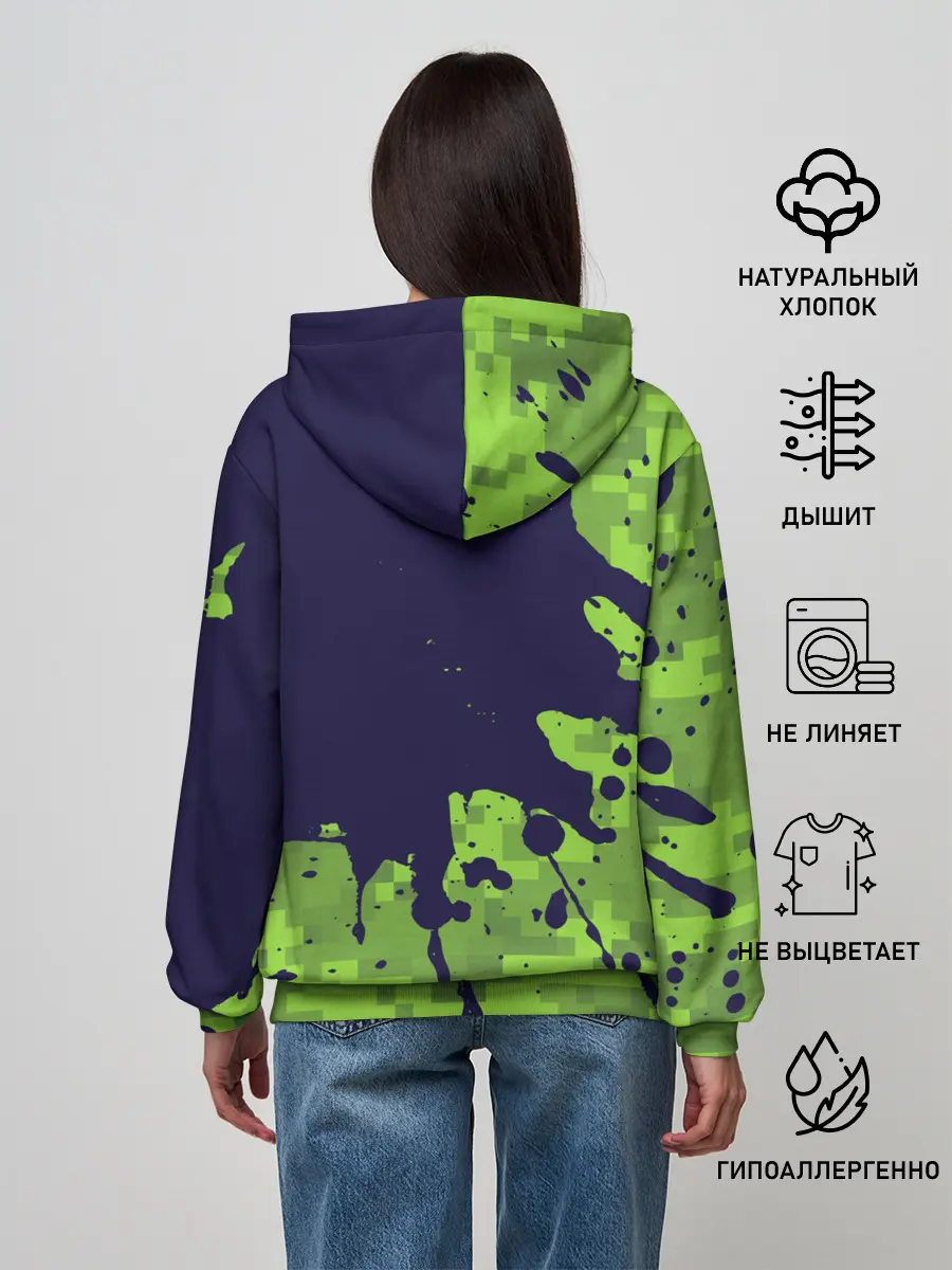 Женское худи / MINECRAFT / МАЙНКРАФТ