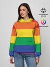 Женское худи / Радуга