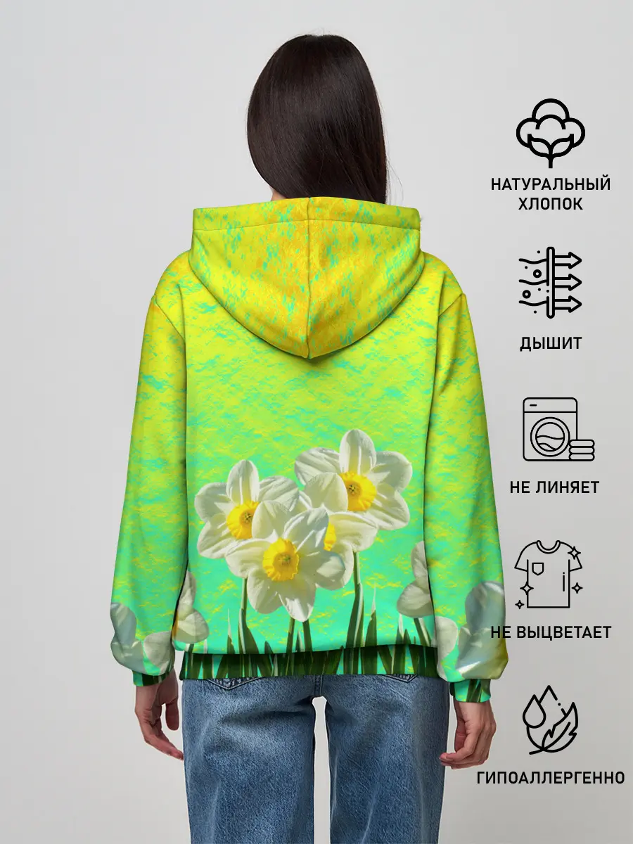 Женское худи / Солнечные Нарциссы