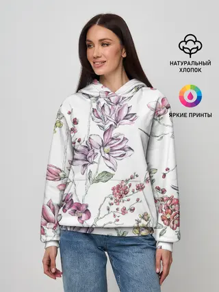 Женское худи / Колибри