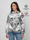 Женское худи / зеркальный калейдоскоп