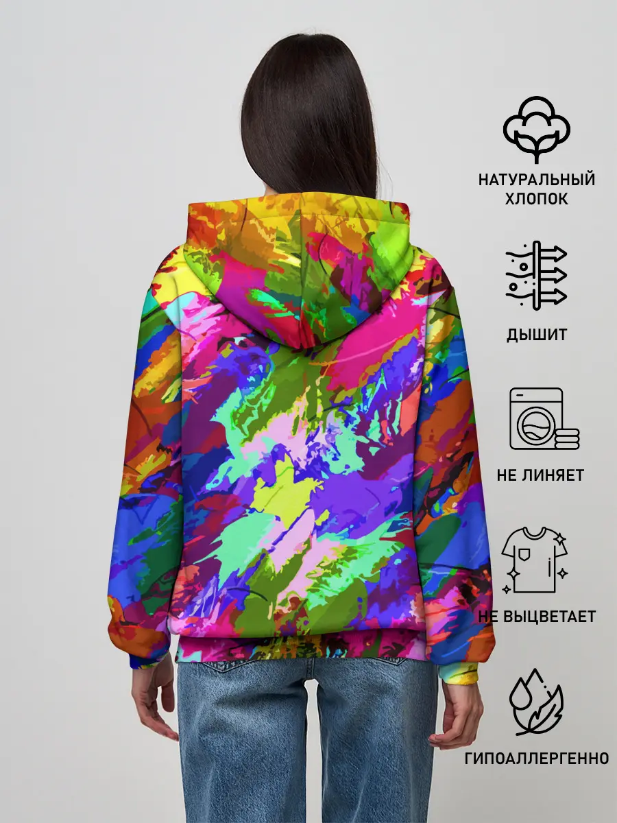 Женское худи / Краска