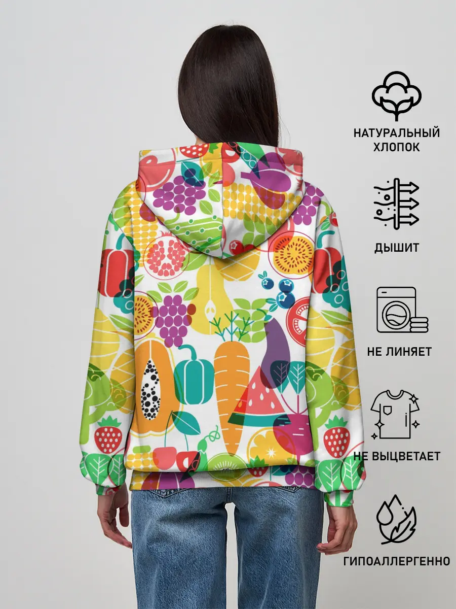 Женское худи / овощи