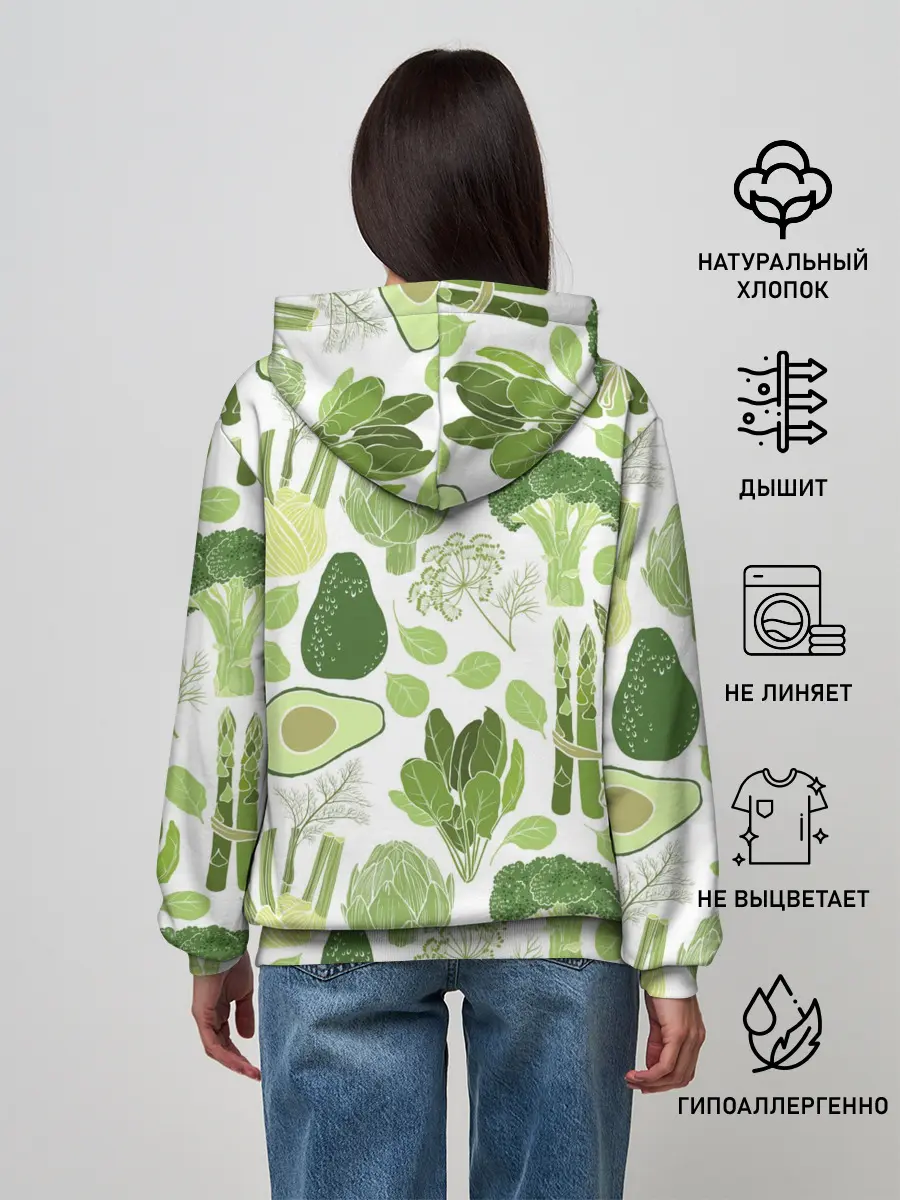 Женское худи / овощи