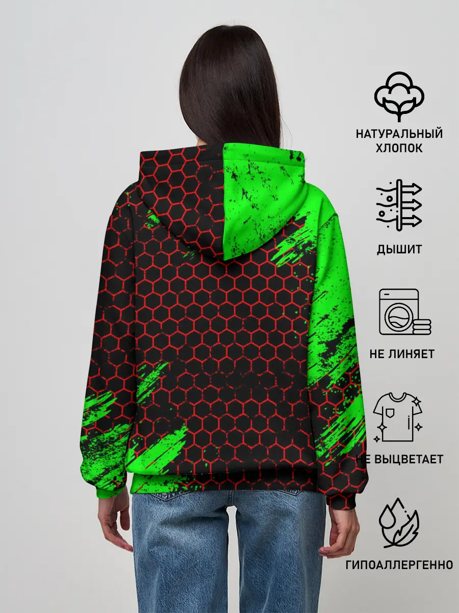 Женское худи / MINECRAFT CREEPER