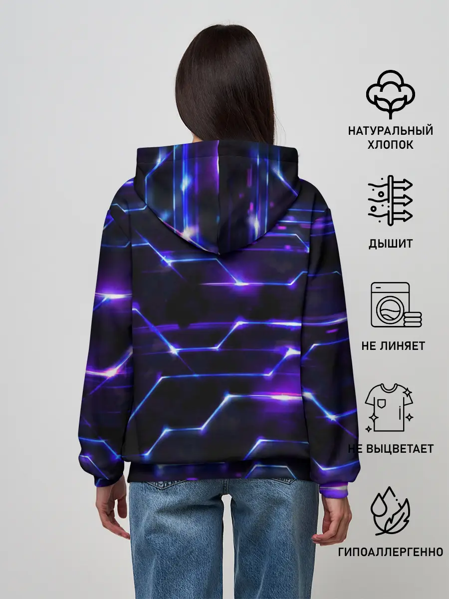 Женское худи / Технологии будущее нано броня