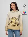 Женское худи / Семейство Пикачу мило арт