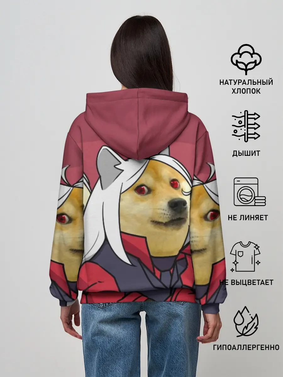 Женское худи / ХЕЛЛТЕЙКЕР ДОГГО