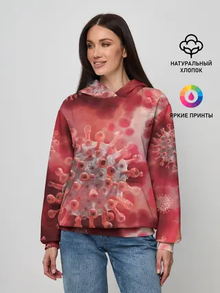 Женское худи / Коронавирус
