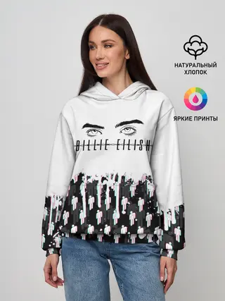 Женское худи / BILLIE EILISH GLITCH