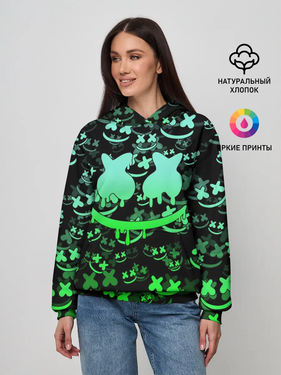 Женское худи / MARSHMELLO