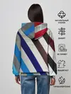 Женское худи / Косые линии полосы крупные