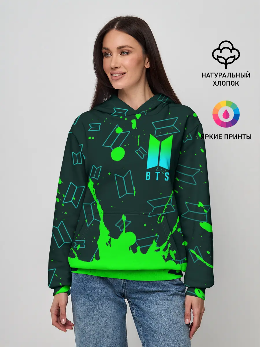Женское худи / BTS / БТС