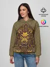 Женское худи / Золотой лев на кресте