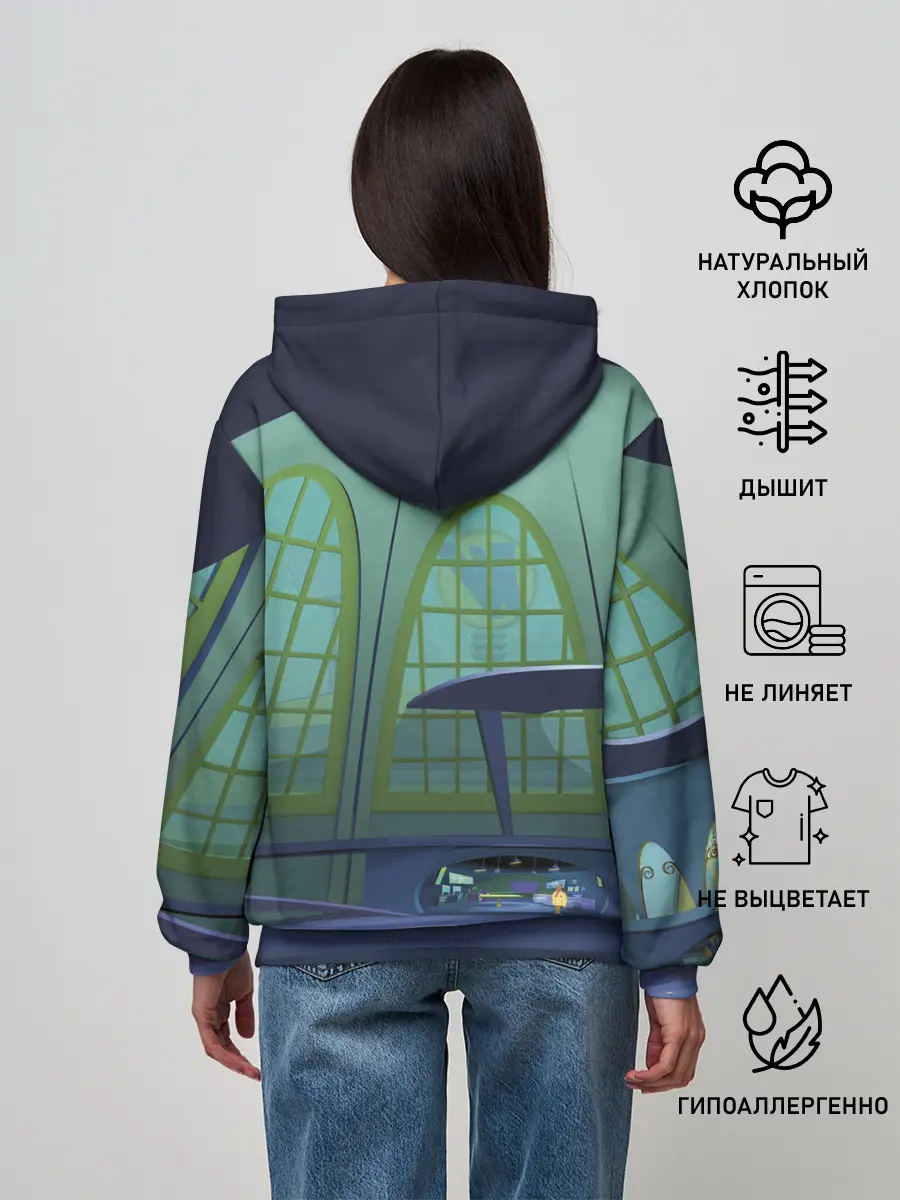 Женское худи / IQ Wacky Races