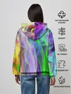 Женское худи / ДЫМ ЦВЕТНОЙ / ОГОНЬ